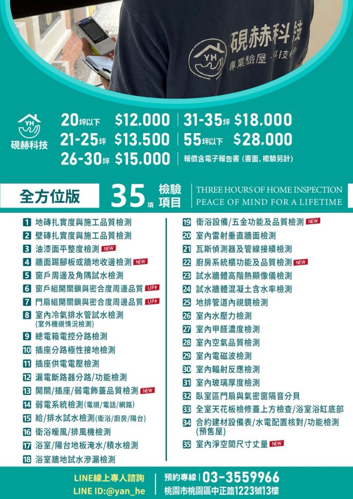 硯赫科技驗屋